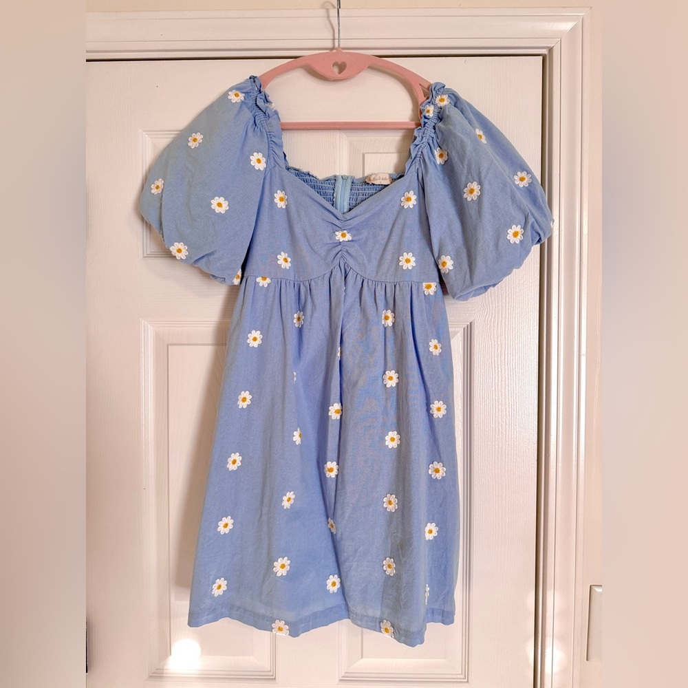 Altar'd State Blue Daisy Kids Dress